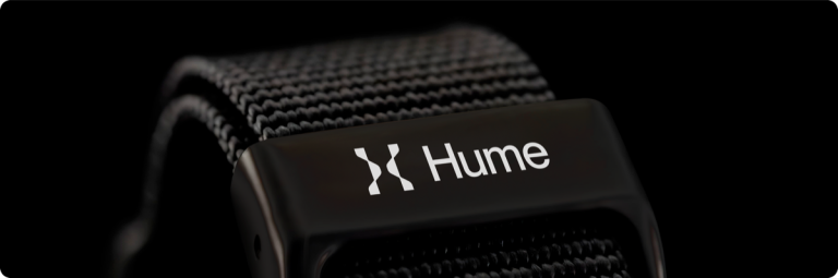 Hume Band 2.0 with a black woven strap